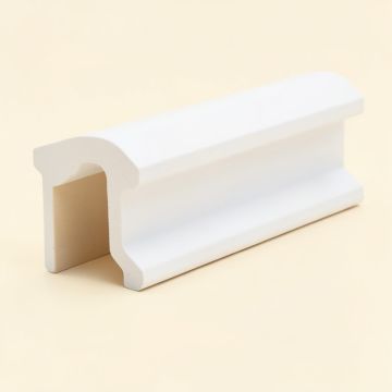 Pvc Bead 3/8 '' H X 96 '' W X 1/2 '' D Moulding (synthetic illustration; no displayed measurements)