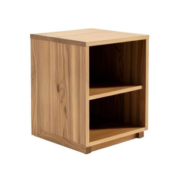 Louissaint Solid Wood End Table With Storage