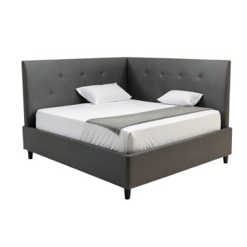 Krome Tufed Upholstered Standard Bed