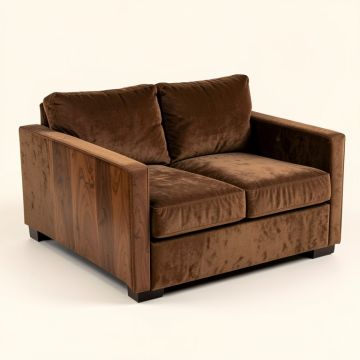 Highbridge 84.24 '' Velvet Square Arm Sofa Bed (synthetic illustration; no displayed measurements)