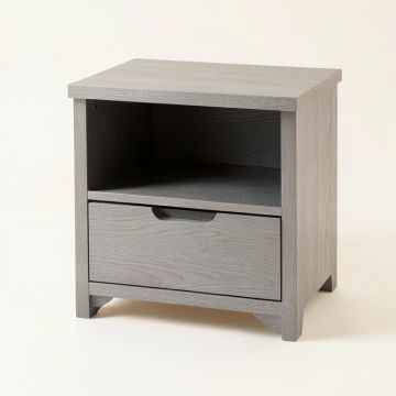 Hill Crest Nightstand - Gray (synthetic illustration; no displayed measurements)