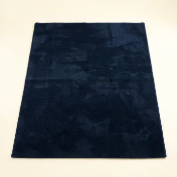 Maple Arc Rectangular Area Rug - Navy (synthetic illustration; no displayed measurements)