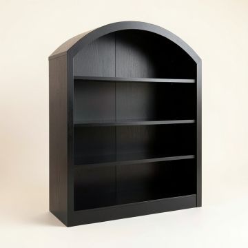 Spruce Dale Freestanding Bookcase - Black (synthetic illustration; no displayed measurements)