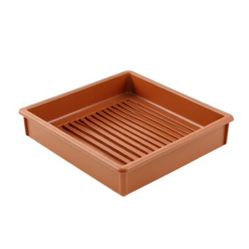 Reed Dell Empty Under-Desk Cable Tray - Terracotta