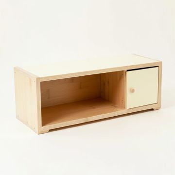 Cedar Dell Shoe Storage Bench - Cream (synthetic illustration; no displayed measurements)