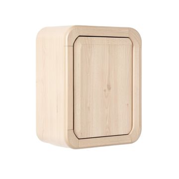 Elm Bend Wall-Mounted Laundry Cabinet - Beige