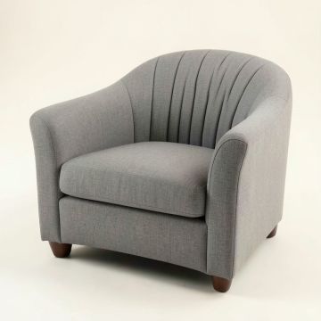 Heath Bend Upholstered Armchair - Gray (synthetic illustration; no displayed measurements)