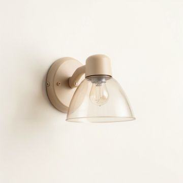 Pine Dale Wall Sconce Mounted On A Plain Wall - Beige (synthetic illustration; no displayed measurements)