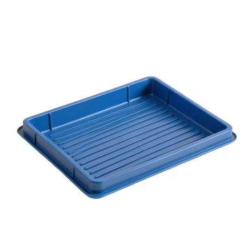 Cedar Brook Empty Under-Desk Cable Tray - Blue