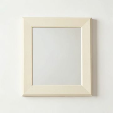 River Bend Framed Wall Mirror - Cream (synthetic illustration; no displayed measurements)