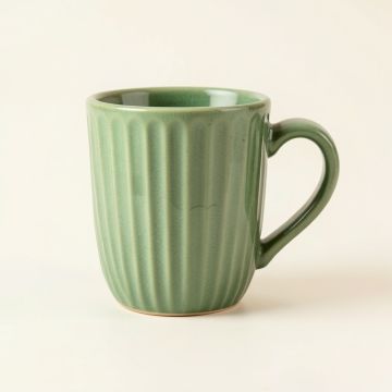 Flint Brook Ceramic Mug - Green (synthetic illustration; no displayed measurements)