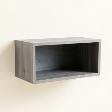 River Bend Wall-Mounted Shelf - Gray (synthetic illustration; no displayed measurements)