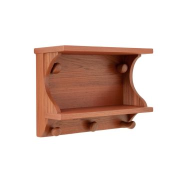 Aspen Crest Wall-Mounted Entryway Organizer Shelf - Terracotta