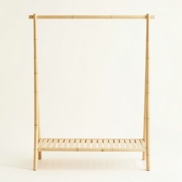 Fern Crossing Empty Garment Rack - Ivory (synthetic illustration; no displayed measurements)