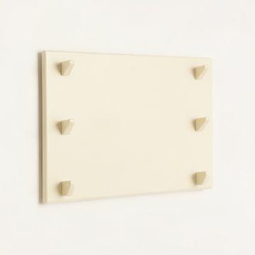 Harbor Dale Empty Wall-Mounted Tool Organizer Panel - Cream (synthetic illustration; no displayed measurements)