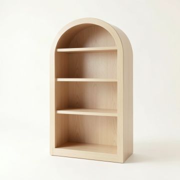 Stone Dell Freestanding Bookcase - Beige (synthetic illustration; no displayed measurements)