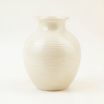 Pine Brook Empty Decorative Vase - Ivory (synthetic illustration; no displayed measurements)