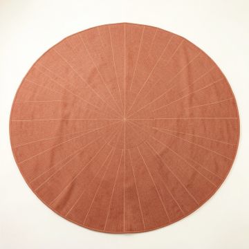 Birch Arc Round Area Rug (synthetic illustration; no displayed measurements)