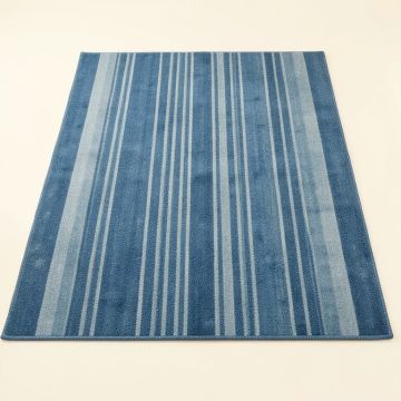 Holly Bluff Rectangular Area Rug - Blue (synthetic illustration; no displayed measurements)