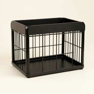 Heath Arc Empty Furniture-Style Pet Crate (synthetic illustration; no displayed measurements)