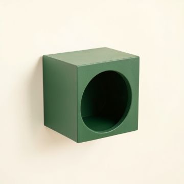 Heath Canyon Wall-Mounted Cat Perch - Green (synthetic illustration; no displayed measurements)