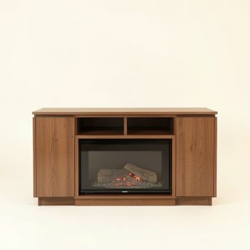 Tansey Tv Stand For Tvs Up To 78 '' With Fireplace Included (synthetic illustration; no displayed measurements)