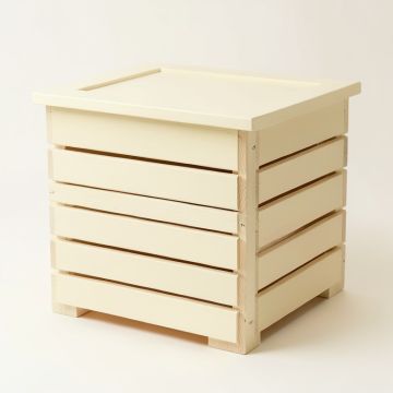 Linden Arc Closed Garden Compost Bin - Cream (synthetic illustration; no displayed measurements)