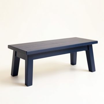 Hill Dale Indoor Bench - Navy (synthetic illustration; no displayed measurements)