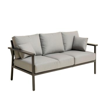 Vlachavas Outdoor Patio Sofa With Cushions