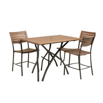 Rixensart Outdoor 3 Piece Bistro Set
