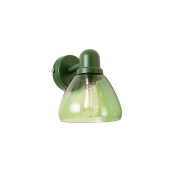 Clay Branch Wall Sconce Mounted On A Plain Wall - Green