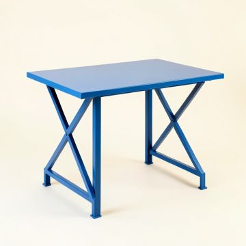 Ridge Bluff Patio Table - Blue (synthetic illustration; no displayed measurements)