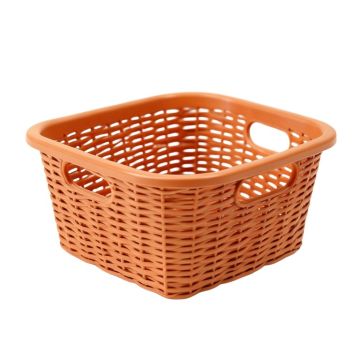 Willow Branch Empty Storage Basket - Terracotta