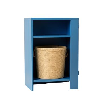 Briar Dell Freestanding Pull-Out Hamper Cabinet - Blue (synthetic illustration; no displayed measurements)