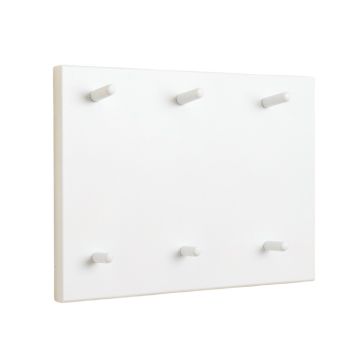 Flint Bend Empty Wall-Mounted Tool Organizer Panel - White