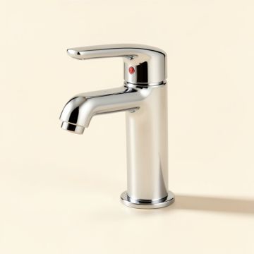 Waterfall Heavy Cast Single Hole Bathroom Faucet (synthetic illustration; no displayed measurements)