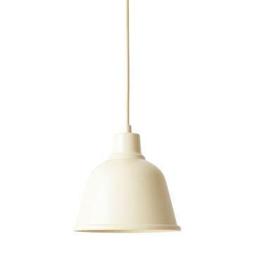 Dawn Bridge Pendant Light Suspended From One Plain Cable - Cream