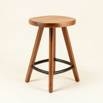 Tauber Swivel Solid Wood Counter & Bar Stool (synthetic illustration; no displayed measurements)