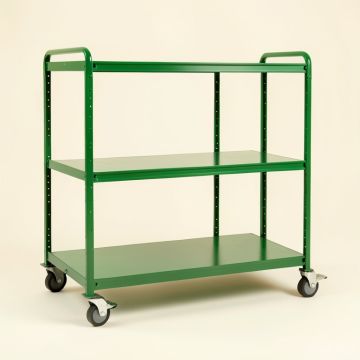 Olive Bluff Empty Rolling Workshop Cart - Green (synthetic illustration; no displayed measurements)