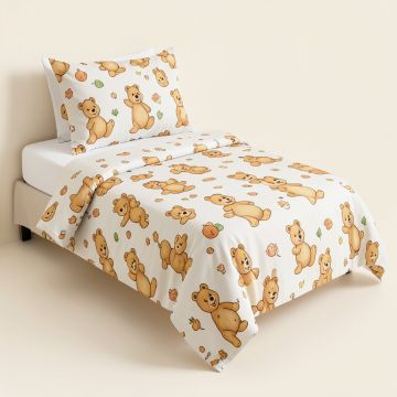 Winnie The Pooh First Best Friend 4 Piece Crib Bedding Set (synthetic illustration; no displayed measurements)