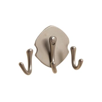 Decorative Flared Wall Mounted 3-Hook