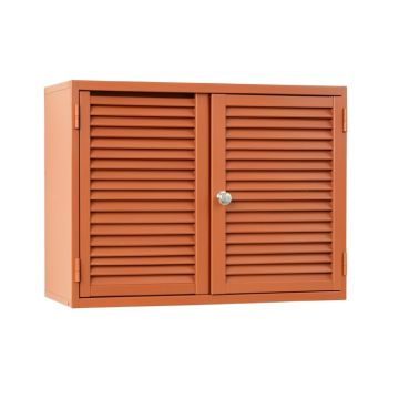 Vale Bend Wall-Mounted Entry Cabinet - Terracotta