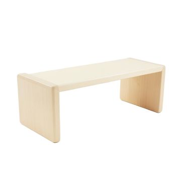 Wren Arc Indoor Bench - Cream (synthetic illustration; no displayed measurements)