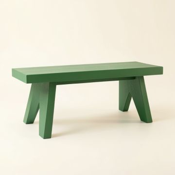 Meadow Canyon Indoor Bench - Green (synthetic illustration; no displayed measurements)