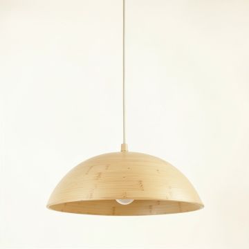 Harbor Bluff Pendant Light Suspended From One Plain Cable - Ivory (synthetic illustration; no displayed measurements)