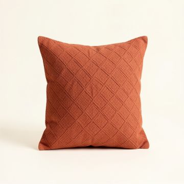 River Crest Filled Accent Pillow - Terracotta (synthetic illustration; no displayed measurements)