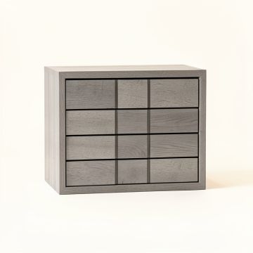 Rowan Brook Small-Parts Storage Drawer Cabinet - Gray (synthetic illustration; no displayed measurements)