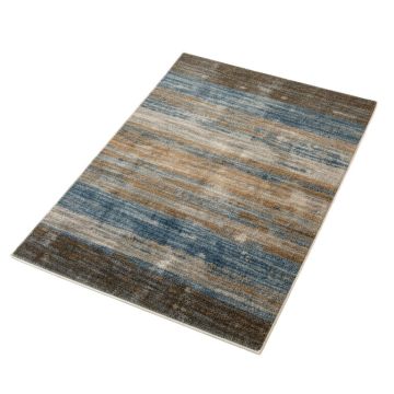 Elizardo Ombre Blue/Gray/Brown Area Rug