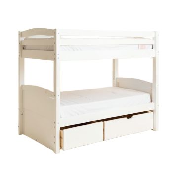Octavius Twin Bunk Bed With Trundle And Drawers