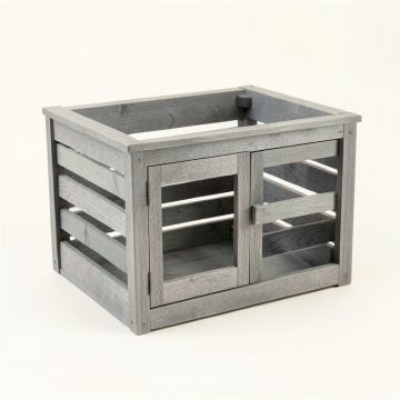 Briar Crest Empty Furniture-Style Pet Crate - Gray (synthetic illustration; no displayed measurements)